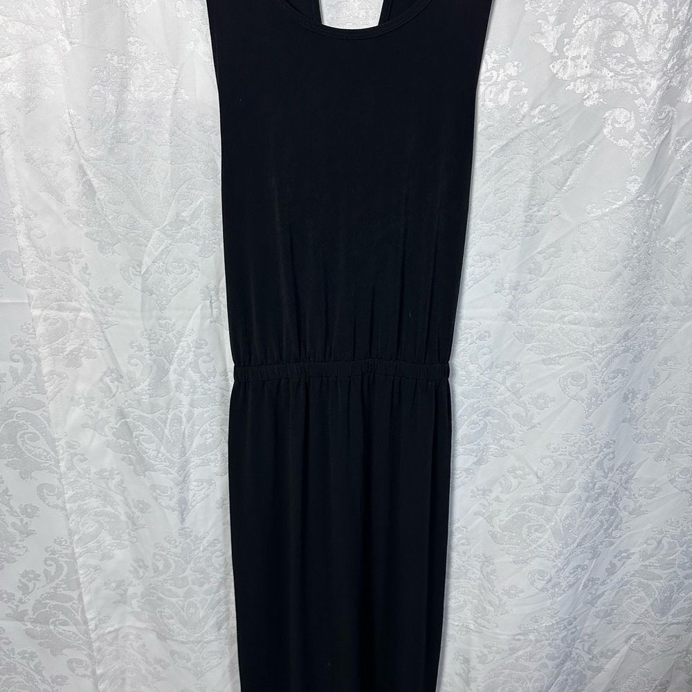 ⭐️Banana Republic Factory Black Sheath Maxi Dress